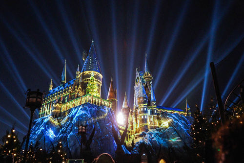 城堡建筑 3D投影灯光秀设计 3D projection light show design of Castle Building
